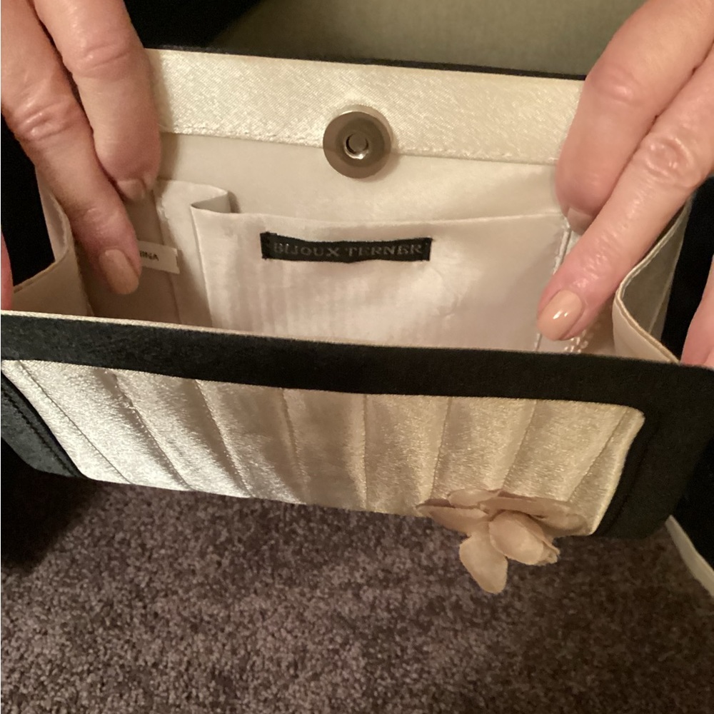 All silk evening bag